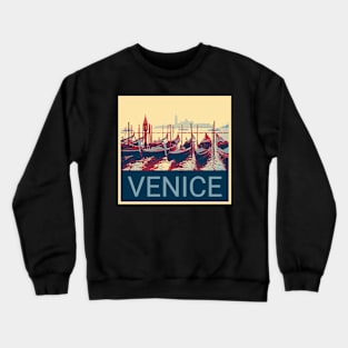 Venice - Shepard Fairey style design Crewneck Sweatshirt